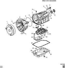 ТОРМОЗА Cadillac STS 2006-2009 DX29 AUTOMATIC TRANSMISSION (MYC) (6L80) CASE & RELATED PARTS