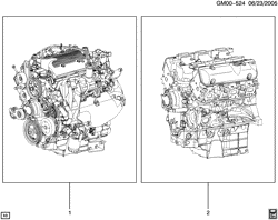 8-CYLINDER ENGINE Chevrolet Impala 2006-2010 W ENGINE ASM & PARTIAL ENGINE (LZE/3.5K,LZ4/3.5N)