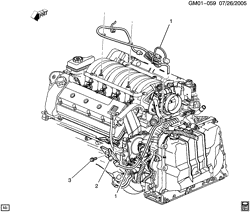 LUBRIFICAÇÃO - ARREFECIMENTO - GRADE DO RADIADOR Cadillac DTS 2006-2011 K ENGINE BLOCK HEATER (K05)