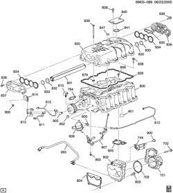FUEL SYSTEM-EXHAUST-EMISSION SYSTEM Cadillac STS 2006-2009 DX29 SUPERCHARGER (LC3/4.4D)