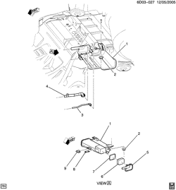 FUEL SYSTEM-EXHAUST-EMISSION SYSTEM Cadillac CTS 2005-2007 D VAPOR CANISTER & RELATED PARTS