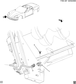 BODY MOUNTING-AIR CONDITIONING-AUDIO/ENTERTAINMENT Chevrolet Corvette 2005-2013 Y SENSOR/TEMPERATURE (CJ2)