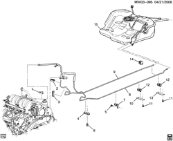 FUEL SYSTEM-EXHAUST-EMISSION SYSTEM Buick LaCrosse/Allure 2005-2009 W19 FUEL SUPPLY SYSTEM (L26/3.8-2)