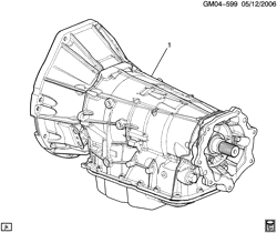 FREIOS Cadillac STS 2008-2011 D AUTOMATIC TRANSMISSION ASSEMBLY (6L50 MYB, ALL-WHEEL DRIVE MX7)