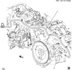 COOLING SYSTEM-GRILLE-OIL SYSTEM Chevrolet Traverse (AWD) 2011-2017 RV1 ENGINE BLOCK HEATER (LLT/3.6D, K05)
