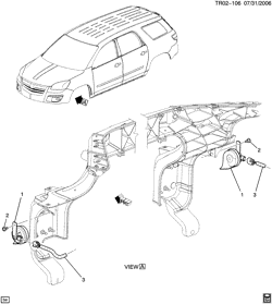 DÉMARREUR - ALTERNATEUR - ALLUMAGE - ÉLECTRIQUE - LAMPES Chevrolet Traverse (2WD) 2011-2017 RV1 KLAXON