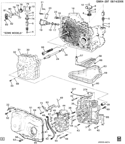 TRANSMISSÃO MANUAL 5 MARCHAS Chevrolet Celebrity 1987-1988 A AUTOMATIC TRANSMISSION (ME9) THM440-T4 CASE & RELATED PARTS