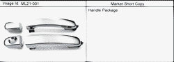 PARABRISA - LIMPADOR - ESPELHOS - PAINEL DE INSTRUMENTO - CONSOLE - PORTAS Chevrolet Equinox 2010-2017 LF,LH DOOR HARDWARE/FRONT & REAR(DEALER INSTALLED HANDLE VKY)