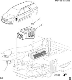 РАМЫ-ПРУЖИНЫ - АМОРТИЗАТОРЫ - БАМПЕРЫ Buick Enclave (AWD) 2007-2010 RV1 SUSPENSION CONTROLS/ELECTRONIC