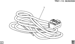 FRAMES-SPRINGS-SHOCKS-BUMPERS Buick Enclave (AWD) 2011-2017 RV1 WIRING HARNESS/TRAILER EXTENSION(V92)