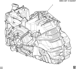 TRANSFER CASE Buick LaCrosse/Allure 2011-2013 GM AUTOMATIC TRANSMISSION ASSEMBLY (MH4)(6T70)