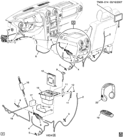 SUP. DE CARR. - AIR CLIM.- AUDIO/DIVERTISSEMENT Hummer H2 SUV - 06 Bodystyle 2006-2006 N2 SYSTÈME DE DIVERTISSEMENT (UWF)