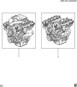 8-CYLINDER ENGINE Cadillac CTS Sedan 2009-2009 DM,DR69 ENGINE ASM & PARTIAL ENGINE (LLT/3.6V)