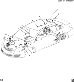 АВТОМАТИЧЕСКАЯ КОРОБКА ПЕРЕДАЧ Chevrolet Malibu (New Model) 2008-2008 ZF BRAKE ELECTRICAL SYSTEM