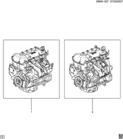 4-CYLINDER ENGINE Chevrolet HHR 2007-2008 A ENGINE ASM & PARTIAL ENGINE (LE5/2.4P)