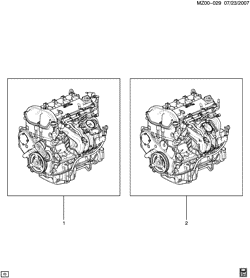 4-CYLINDER ENGINE Chevrolet Malibu 2008-2010 ZF ENGINE ASM & PARTIAL ENGINE (LAT/2.4-5)