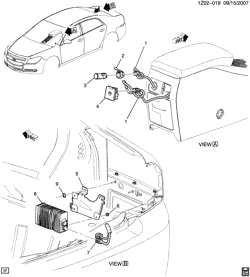 DÉMARREUR - ALTERNATEUR - ALLUMAGE - ÉLECTRIQUE - LAMPES Chevrolet Malibu (New Model) 2008-2010 ZH,ZK MODULE/COMMANDE DALIMENTATION DES ACCESSOIRES (KV1)