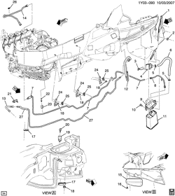 FUEL SYSTEM-EXHAUST-EMISSION SYSTEM Chevrolet Corvette 2007-2008 Y FUEL SUPPLY SYSTEM