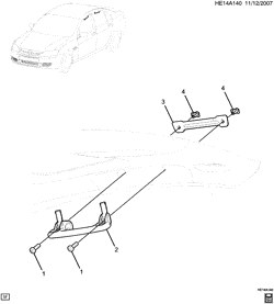 INTERIOR TRIM-FRONT SEAT TRIM-SEAT BELTS Pontiac G8 2008-2009 E ASSIST HANDLE
