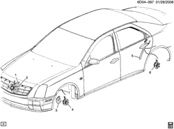 AUTOMATIC TRANSMISSION Cadillac STS 2005-2011 D29 BRAKE ELECTRICAL SYSTEM/ANTILOCK(JL9)