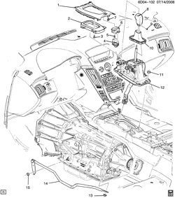 FREIOS Cadillac CTS Wagon 2011-2014 DN35-47-69 SHIFT CONTROL/AUTOMATIC TRANSMISSION (MYD)