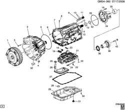 TRANSMISSÃO MANUAL 6 MARCHAS Cadillac CTS Wagon 2011-2014 DN AUTOMATIC TRANSMISSION (MYD) (6L90) CASE & RELATED PARTS