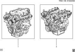 6-ЦИЛИНДРОВЫЙ ДВИГАТЕЛЬ Chevrolet Traverse (2WD) 2011-2017 RV1 ENGINE ASM & PARTIAL ENGINE (LLT/3.6D)