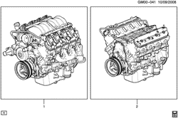 MOTOR 8 CILINDROS Chevrolet Camaro Coupe 2011-2015 ES37-67 ENGINE ASM & PARTIAL ENGINE (L99/6.2J)