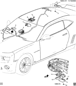 SUP. DE CARR. - AIR CLIM.- AUDIO/DIVERTISSEMENT Chevrolet Camaro Coupe 2010-2012 E37 SYSTÈME DE COMMUNICATION ONSTAR(UE1)