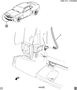 BODY MOUNTING-AIR CONDITIONING-AUDIO/ENTERTAINMENT Chevrolet Camaro Coupe 2010-2011 EE,EF,ES SENSOR/TEMPERATURE