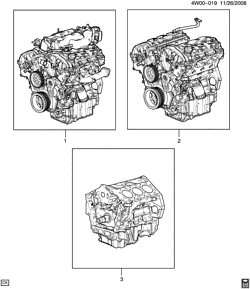8-ЦИЛИНДРОВЫЙ ДВИГАТЕЛЬ Buick LaCrosse/Allure 2005-2008 W19 ENGINE ASM & PARTIAL ENGINE (LY7/3.6-7)