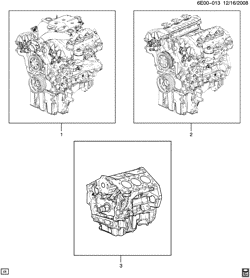4-CYLINDER ENGINE Cadillac SRX 2004-2009 E ENGINE ASM & PARTIAL ENGINE (LY7/3.6-7)