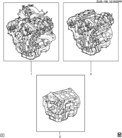 4-ЦИЛИНДРОВЫЙ ДВИГАТЕЛЬ Chevrolet Captiva Sport 2008-2009 LR,LS ENGINE ASM & PARTIAL ENGINE (LY7/3.6-7)