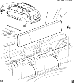 СТАРТЕР-ГЕНЕРАТОР-СИСТЕМА ЗАЖИГАНИЯ-ЭЛЕКТРООБОРУДОВАНИЕ-ЛАМПЫ Cadillac CTS Wagon 2010-2014 D35 REFLECTOR/DISABLED VEHICLE (VR5)