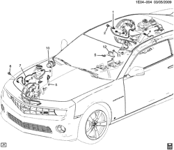 BRAKES Chevrolet Camaro Coupe 2010-2015 EE,EF,ES BRAKE ELECTRICAL SYSTEM/ANTILOCK