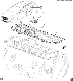 SUP. DE CARR. - AIR CLIM.- AUDIO/DIVERTISSEMENT Cadillac CTS Wagon 2011-2014 DM,DN,DR35 SYSTÈME DE RADIONAVIGATION/MODULE DE BOUSSOLE