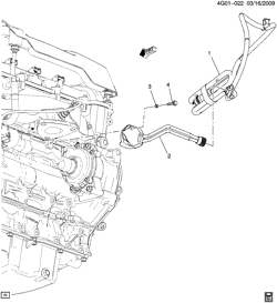 SISTEMA DE ENFRIAMIENTO - REJILLA - SISTEMA DE ACEITE Buick LaCrosse/Allure 2012-2016 GB,GM CALENT BLOQUE MOTOR (LUK/2.4R, K05)
