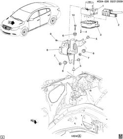 BOÎTE DE TRANSFERT Buick LaCrosse/Allure 2010-2013 G SOUPAPE MODULATRICE DE PRESSION DE FREINAGE