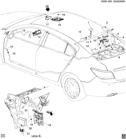 BODY MOUNTING-AIR CONDITIONING-AUDIO/ENTERTAINMENT Buick LaCrosse/Allure 2010-2010 G COMMUNICATION SYSTEM ONSTAR(UE1)