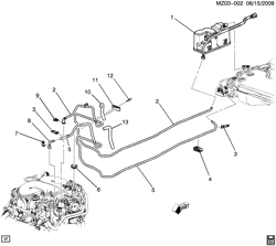 FUEL SYSTEM-EXHAUST-EMISSION SYSTEM Chevrolet Malibu (Carryover Model) 2008-2008 ZS,ZT FUEL SUPPLY SYSTEM (LZ4/3.5N)