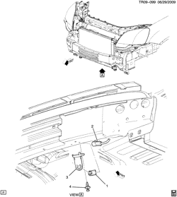 BODY MOUNTING-AIR CONDITIONING-AUDIO/ENTERTAINMENT Chevrolet Traverse (AWD) 2011-2017 RV1 SENSOR/TEMPERATURE AMBIENT