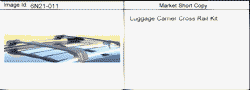 ДОПОЛНИТЕЛЬНОЕ ОБОРУДОВАНИЕ Cadillac SRX 2010-2016 N RAIL PKG/LUGGAGE CARRIER CROSS