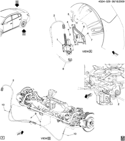 TRANSFER CASE Buick LaCrosse/Allure 2010-2010 G PARKING BRAKE SYSTEM