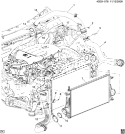 FUEL SYSTEM-EXHAUST-EMISSION SYSTEM Buick Regal 2012-2013 GS TURBOCHARGER INTERCOOLER SYSTEM (LHU/2.0V)