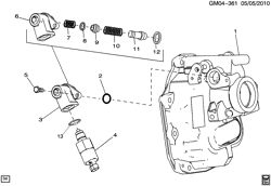 TRANSMISSÃO MANUAL 5 MARCHAS Cadillac CTS 2004-2007 DN 6-SPEED MANUAL TRANSMISSION PART 7 (M12) REVERSE LOCKOUT