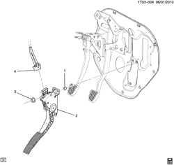 FUEL SYSTEM-EXHAUST-EMISSION SYSTEM Chevrolet HHR 2006-2011 A ACCELERATOR CONTROL