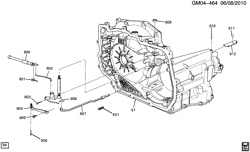 TRANSMISSÃO MANUAL 5 MARCHAS Chevrolet Cavalier 1995-2005 J AUTOMATIC TRANSMISSION (MN4) PART 5 HM 4T40-E MANUAL SHAFT, PARKING PAWL AND ACTUATOR ASSEMBLY
