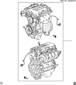 MOTOR ALCANCE ESTENDIDO Chevrolet Volt 2011-2015 R CONJUNTO MOTOR E MOTOR PARCIAL (LUU/1,4-4)