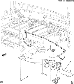 РАМЫ-ПРУЖИНЫ - АМОРТИЗАТОРЫ - БАМПЕРЫ Buick Enclave (2WD) 2007-2008 RV1 TRAILER HITCH PLATFORM(VR2)