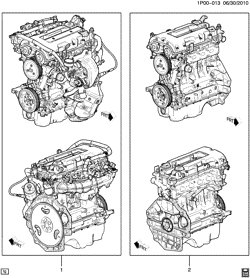 MOTOR 4 CILINDROS Chevrolet Cruze (Carryover Model) 2013-2016 PL69 ENGINE ASM & PARTIAL ENGINE (LUV/1.4B)